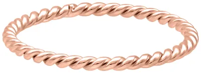 Produktbild von Wildcat Ring - Twisted Ring - Roségold, 18,0 mm - Chirurgenstahl 316L - wasserfest, langlebig, hautverträglich, Roségold