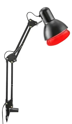 Obrázok produktu pre Infračervená lampa, nastaviteľná hlava, terapeutický svetelný rozsah, sivá čierna