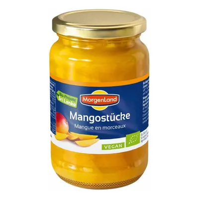 Produktbild von MorgenLand Mangostücke im Glas 350g