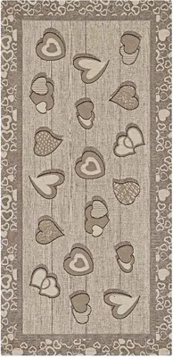 Image de Joli tapis de cuisine « Turtledove », lavable et antidérapant