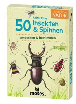 Produktbild von Expedition Natur 50 heimische Insekten & Spinnen