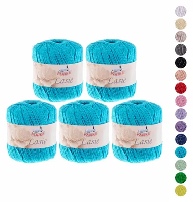 250g Strickgarn Lasie Sommergarn aqua
