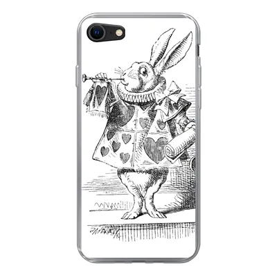 Produktbild von MuchoWow® Handyhülle Schutzhülle Hülle für iPhone 8 Alice im Wunderland Silikon Softcase Handy Hülle - Schutzhaube