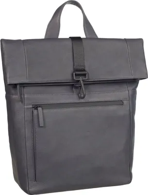 Produktbild von LEONHARD HEYDEN Leder Freizeitrucksack Rucksack mit Laptopfach Den Haag Rolltop Backpack Grau dunkelgrau