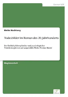 Produktbild von Todesbilder im Roman des 20. Jahrhunderts
