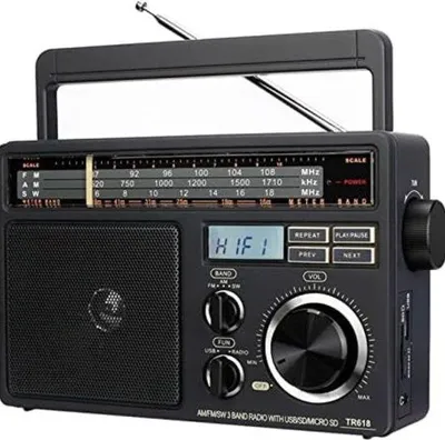 Immagine prodotto di Radio a transistor a batteria, nera