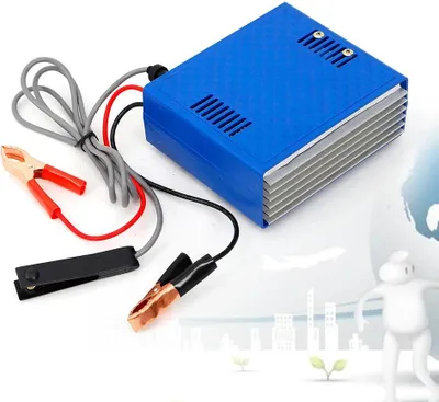 Obrázek produktu pro Omračovač ryb pro elektrický rybolov – invertor – max. 3000 W – dosah 1–3 m – LED displej – vestavěný ventilátor – materiál ABS – modrá barva