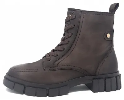 Image de Bugatti Woman - Bottines à lacets marron pour femme, style décontracté