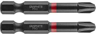 Immagine prodotto di GRAPHITE Punte a percussione PH3 x 50 mm, 2 pz.