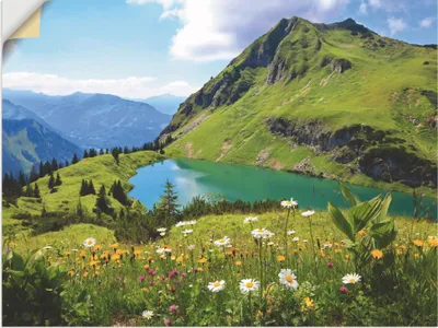 Produktbild von ARTland Wandbild, selbstklebend Seealpsee Größe: 80x60 cm