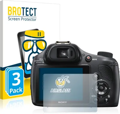 Produktbild von 3x BROTECT Schutzglas für Sony Cyber-Shot DSC-HX400V Schutzfolie Panzer Folie Glas Display Schutz klar