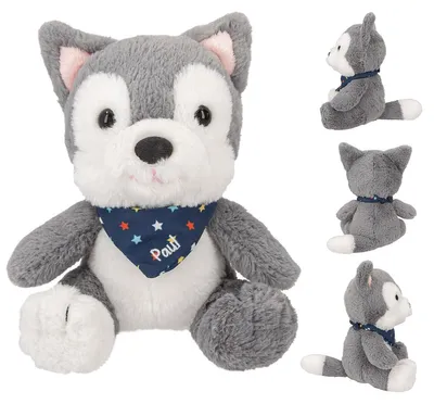 Produktbild von Depesche Kuscheltier Wolf Paul 18 cm - SNUKIS Plüschspielzeug
