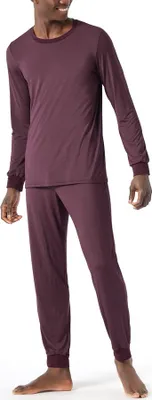 Produktbild von Schiesser Herren Schlafanzug lang ST burgund 048