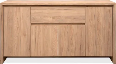 Immagine prodotto di Calicosy - Credenza 4 ante 1 cassetto effetto legno L165 cm - SOREN
