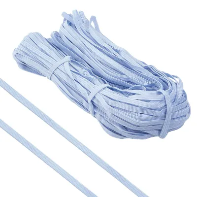 Elastikband zum Nähen, 140 m, weiß, 6 mm breit