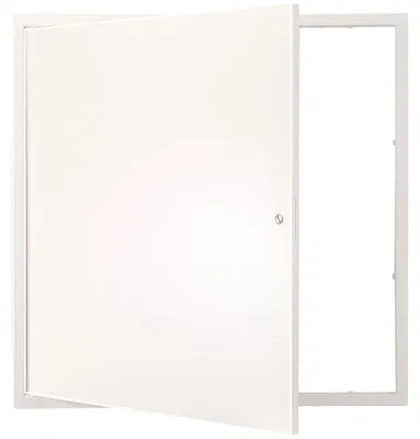 Image de VEVOR Trappe de visite 613 x 613 mm Porte de révision Tôle d'acier galvanisée Construction sèche, zone de travail de 165° Trappe de maintenance Trappe encastrée Trappe de révision Serrure à loquet à came, porte d'accès Plaque de révision