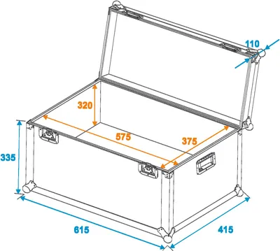 Produktbild von ROADINGER Universal-Transport-Case 60x40cm (30126710)