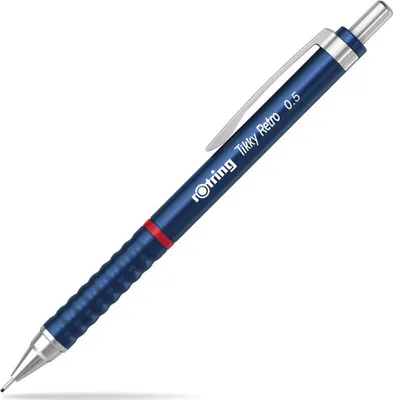 Zdjęcie produktu dla Rotring Tikky Retro, Niebieski, Plastik, Szary, 2B, 0,5 mm, Okrągły
