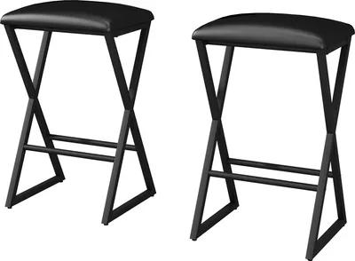 Produktbild von Barhocker Vicco Vault Schwarz 40 x 64 cm 2er Set, Model 50191