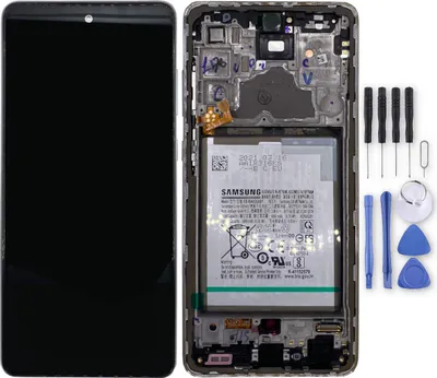 Produktbild von Samsung Display LCD Kompletteinheit für Galaxy A72 A725F GH82-25541D Weiß