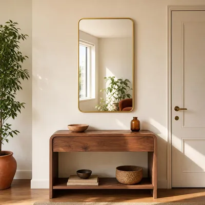 Theo-Gold-90-60 Spiegel 60*90 cm / 24*36 in