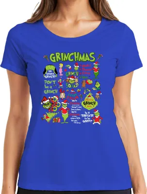 Obrázek produktu pro Grinchmas Grinch Squad Don't Be a Grinch Merry Christmas Funny dámské tričko, černá, M