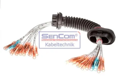 Produktbild von SenCom Kabelreparatursatz Heckklappe 1512512SC Fahrzeugheckklappe für VW SHARAN (7M8, 7M9, 7M6) CuSn (Kupfer-Zinn)