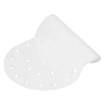 Obrázek produktu pro 100 kusů nepřilnavého kulatého papíru absorbujícího olej pro fritézy a pánve (18 cm)