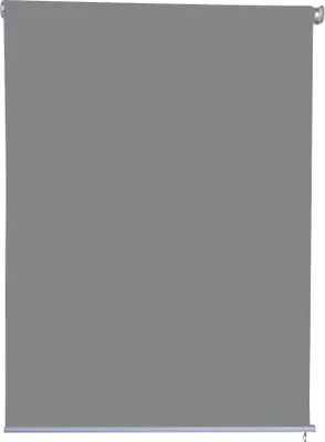 Produktbild von Sichtschutzrollo Outdoor-Rollo Balkonrollo  UV beschichtetes Tuch reißfest leichte Montage Schutz gegen Hitze Aluminium Gestänge in Hellgrau 160 cm Jet-Line