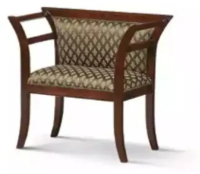 Immagine prodotto di Sala da pranzo sedie in legno imbottite con braccioli sedia marrone design soggiorno