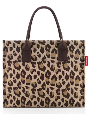 Produktbild von Reisenthel daily shopper business, Frau, Stoffbeutel, Reißverschluss, Reißverschlusstasche, Beige, Braun, Muster