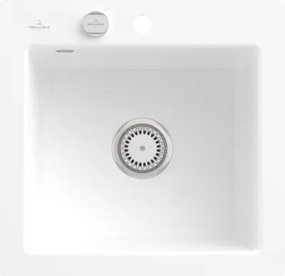 Produktbild von Villeroy & Boch Keramikspüle 33152FRW, Subway 50 S flat Flächenbündige Spüle - inkl.