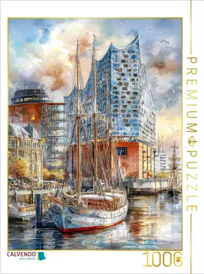 Produktbild von CALVENDO Puzzle Hamburg - Elbphilharmonie | 1000 Teile Lege-Größe 64x48cm Foto-Puzzle für glückliche Stunden