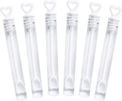 Produktbild von Herz Seifenblasenflaschen Hochzeit - Einheitsgröße