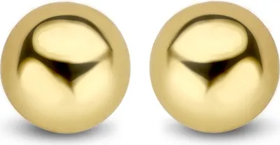 Produktbild von New Bling 9NB-0377 Zilveren Boloorknoppen  - 5 mm - Bol - Goudkleurig