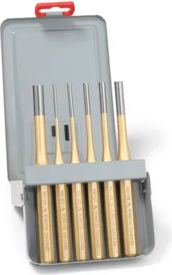 Produktbild von Splintentreibersatz 3-4-5-6-8-10 mm 8-Kant CV-Stahl in Metall-Kassette
