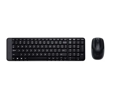 Produktbild von Logitech Wireless Combo MK220 Tastatur Maus enthalten RF Wireless Englisch Schwarz