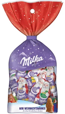 Zdjęcie produktu dla Milka Mini Mikołaje 4023930 120 g