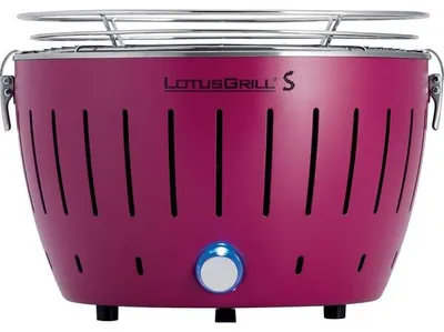 Produktbild von LOTUSGRILL G280 Holzkohlegrill rauchfrei, pflaumenlila