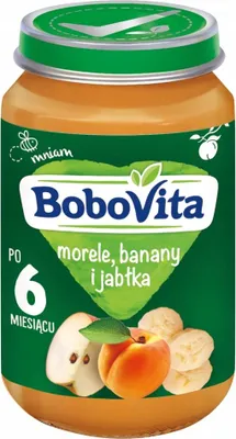 Obrázek produktu pro Jablka, meruňky a banány pro děti 190 g