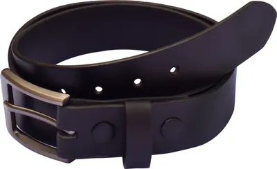 Produktbild von ATTONO Ledergürtel Herren Gürtel aus echtem Leder 38 mm breit schwarz Echtleder Männer - Länge 42 Zoll