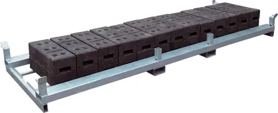 Produktbild von Lager- und Transporttraverse für Fußplatten