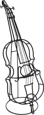 Produktbild von Gitarre aus Metall - 95 cm - zum Aufstellen und Aufhängen - Dekoelement - perfekt für Musikliebhaber