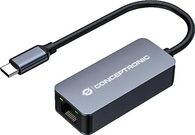 Image de CONCEPTRONIC Adapter USB-C3.2->2.5GbE WoL 5Gbs 0.14m sw