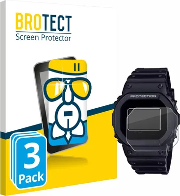 Produktbild von 3x BROTECT Schutzglas für Casio G-Shock DW-5600RL-1 Schutzfolie Panzer Folie Glas Display Schutz klar
