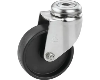Produktbild von Tarrox Edelstahl Apparate Lenkrolle bis 60 kg, 100x24 mm