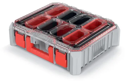 Immagine prodotto di box organizer 44,5x36,8x12,2cm C BLOCK BRIDGE KCBB4540B-4C grigio Kistenberg