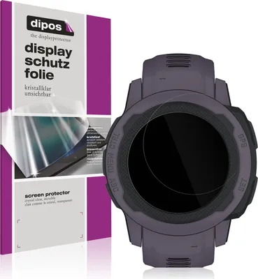 Produktbild von 1x Schutzfolie für Garmin Instinct 2S (40mm) klar Displayschutzfolie Folie Display Schutz dipos