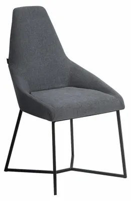 Produktbild von Designer Stuhl Möbel Modern Polsterstuhl Grau Esszimmerstuhl Neu Möbel