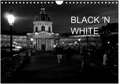 Produktbild von BLACK 'N WHITE (Wandkalender 2025 DIN A4 quer), CALVENDO Monatskalender